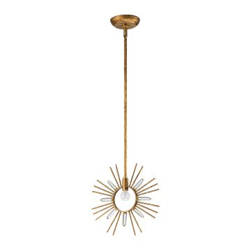 Gilded Nola Sun King GN-SUN-KING-P-G Závěsná lampa 1x60 W/E27