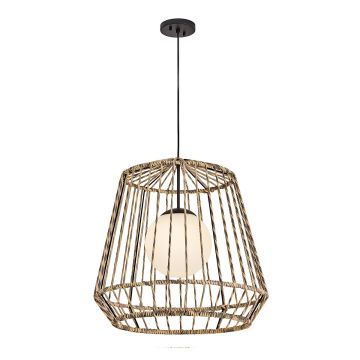 Hinkley Arlen HK-ARLEN-P1-L-BK Závěsná lampa 1x60W/E27 ip44