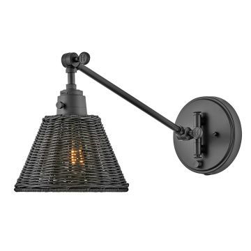 Hinkley Lighting Arti HK-ARTI-1W-BK-BR Nástěnná lampa 1x60W/E27 IP20