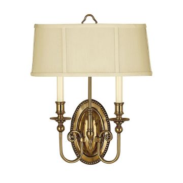 Hinkley Lighting CAMBRIDGE HK-CAMBRIDGE2-B Nástěnná lampa 2x40W/E14