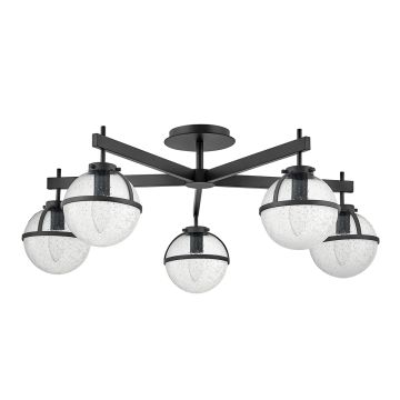 Hinkley Lighting Hollis HK-HOLLIS-5-C-BK Stropní lampa 5x40 W/E14 ip44