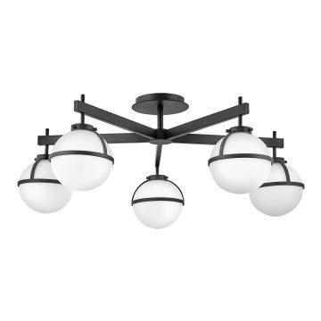 Hinkley Lighting Hollis HK-HOLLIS-5-O-BK Stropní lampa 5x40 W/E14 ip44