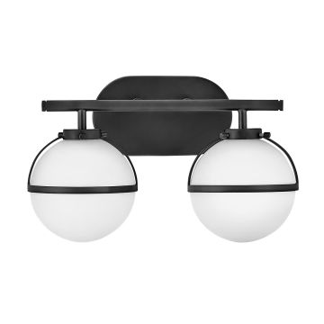 Hinkley Hollis HK-HOLLIS2-O-BK-BATH Kinkiet 2x60W/E14 IP44