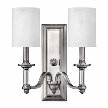 Hinkley Lighting SUSSEX HK-SUSSEX2 Nástěnná lampa 2x60W/E14