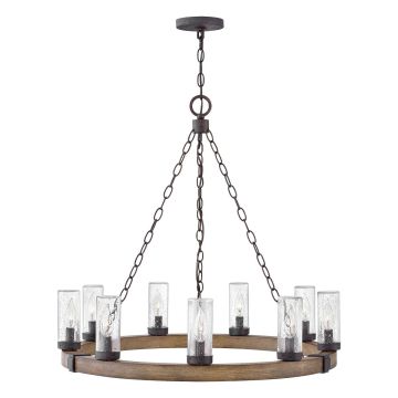 Hinkley Lighting Sawyer HK-SAWYER9-SQ Závěsná lampa 9x40W/E14 IP44