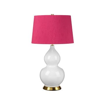 Elstead Lighting Isla ISLA-AB-TL-CRANBERRY Stolní lampa 1x60 W/E27
