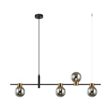 Italux BLETTER PND-5225-4-BK-SG Závěsná lampa 4x25W/G9 IP20