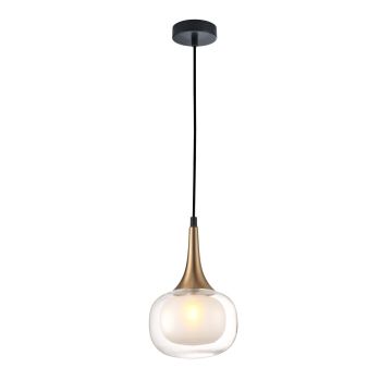 Italux KONILA PND-99709-1-BRO-CL Závěsná lampa 1x10W/G9 IP20