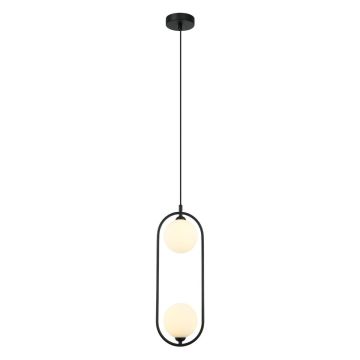 Italux LUPUS PND-3965-2-BK Závěsná lampa 2x25W/G9 IP20