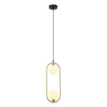 Italux LUPUS PND-3965-2-BRO Závěsná lampa 2x25W/G9 IP20
