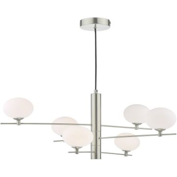 Dar Lighting Jasper JAS0646 Závěsná lampa 6x25w/g9
