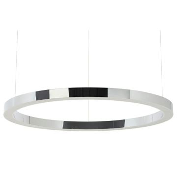 King Home RING JD8169-100.SILVER Závěsná lampa 1x75W/LED 3000K 6000LM IP20
