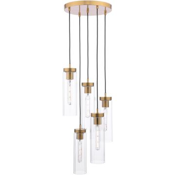 Dar Lighting Jodelle JOD0563 Závěsná lampa 5x40w/e27