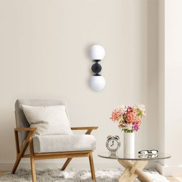 Light Prestige Dorado LP-002/2W BK Nástěnná lampa 2x40W/E14 IP20