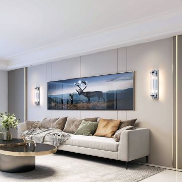 Light Prestige Lorenzo LP-2960/1W CH Nástěnná lampa 2x40W/E14 IP20