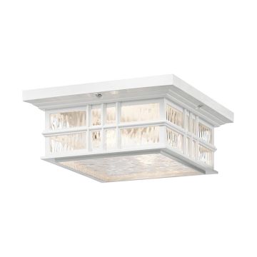 Elstead Lighting BEACON SQUARE KL-BEACON-SQUARE-F-WHT Stropní lampa 2x60W/E27 IP44