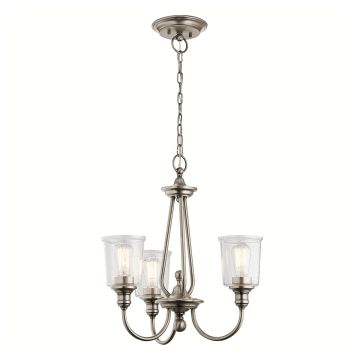 Elstead Lighting WAVERLY KL-WAVERLY3-CLP Lustr 3x60W/E27