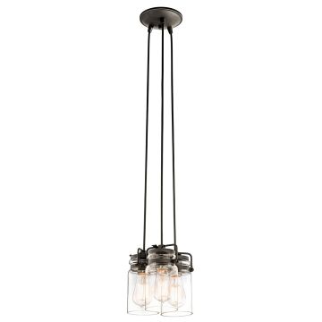 Kichler BRINLEY KL-BRINLEY3-OZ Závěsná lampa 3x60W/E27