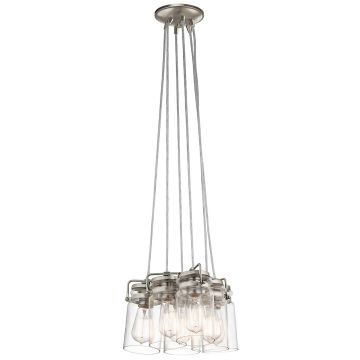 Kichler BRINLEY KL-BRINLEY6-NI Závěsná lampa 6x60W/E27