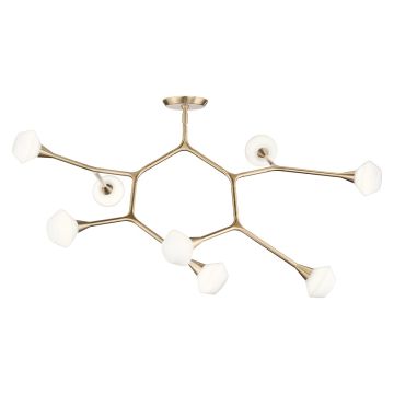 Kichler Cassius KL-CASSIUS-8P-CPZ Stropní lampa 8x3W/G9 3000K 300lm