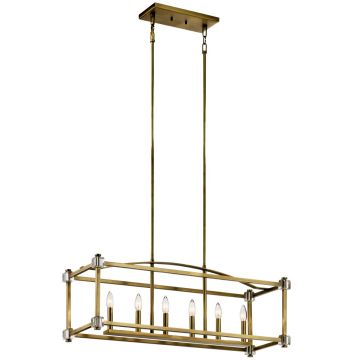 Kichler CAYDEN KL-CAYDEN-ISLE Závěsná lampa 6x60W/E14
