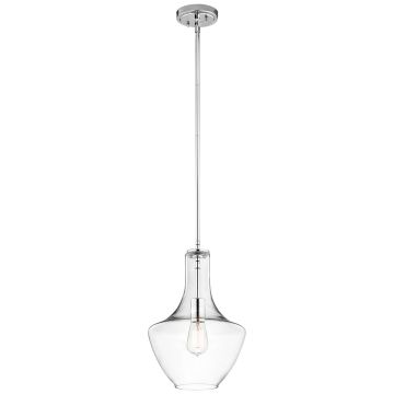 Kichler EVERLY KL-EVERLY-P-S-CH Závěsná lampa 1x60W/E27