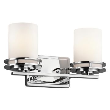 Kichler HENDRIK KL-HENDRIK2-BATH Nástěnná lampa 2x3,5W/G9 2x320LM IP44