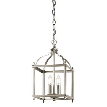 Kichler LARKIN KL-LARKIN-P-S-NI Závěsná lampa 2x60W/E14