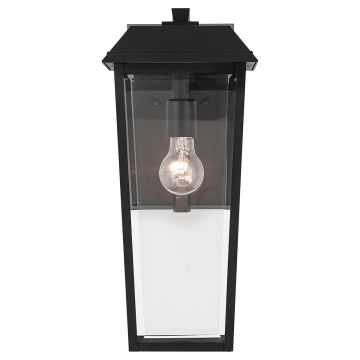 Kichler Mathus KL-MATHUS2-M-BK Nástěnná lampa 1x60W/E27 ip44
