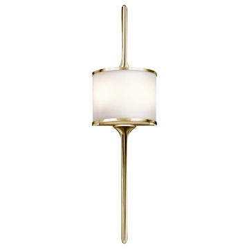 Kichler MONA KL-MONA-L-PB Nástěnná lampa 2x3,5W/G9 320LM IP44
