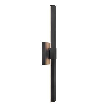 Kichler Nocar KL-NOCAR-L-BK Nástěnná lampa 1x39W/LED 3000K 1800lm IP44