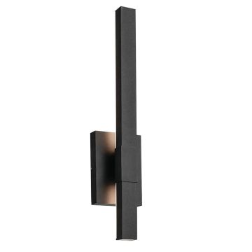 Kichler Nocar KL-NOCAR-M-BK Nástěnná lampa 1x20W/LED 3000K 1150lm IP44