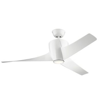 Kichler Phree KLF-PHREE-56-WHT Wentylator 1x10W/LED 3000K 1116 lm IP20