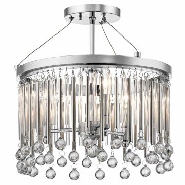 Kichler Piper KL-PIPER-SF-PC Lampa sufitowa 3x60W/E14