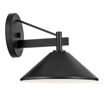 Kichler Ripley KL-RIPLEY2-M-BK Nástěnná lampa 8W/LED 3100K 813lm ip44