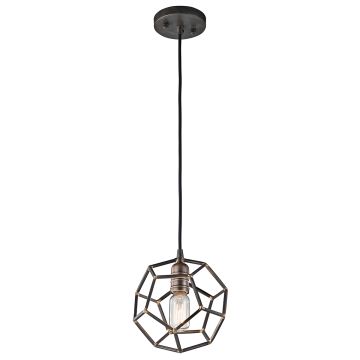 Kichler ROCKLYN KL-ROCKLYN-MP-RS Závěsná lampa 1x60W/E27