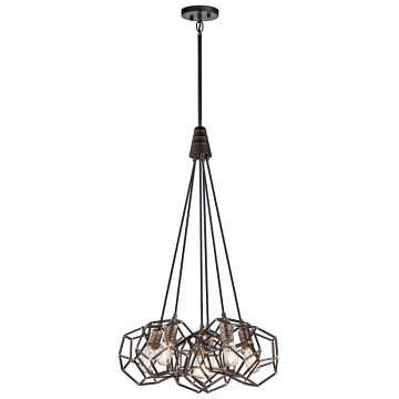 Kichler ROCKLYN KL-ROCKLYN6-RS Závěsná lampa 6x60W/E27