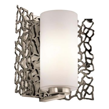 Kichler SILVER CORAL KL-SILVER-CORAL1 Nástěnná lampa 1x60W/E27