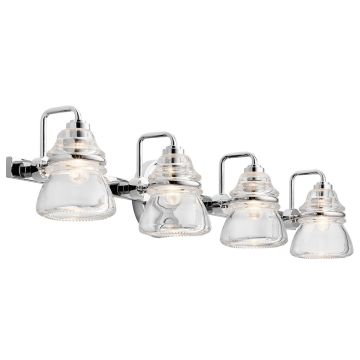 Kichler Talland KL-TALLAND4-PC-BATH Kinkiet 4x3.5W/G9 IP44