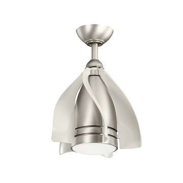 Kichler Terna KLF-TERNA-15-BN Wentylator 1x10W/LED 3000K 1116 lm IP20