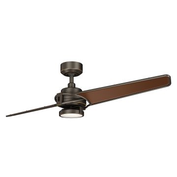 Kichler Xety KLF-XETY-56-OZ Wentylator 1x10W/LED 3000K 1116 lm IP20