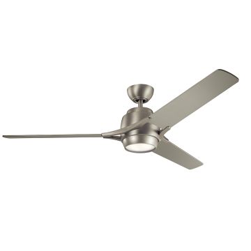 Kichler Zeus KLF-ZEUS-60-BN Wentylator 1x10W/LED 3000K 1116 lm IP20