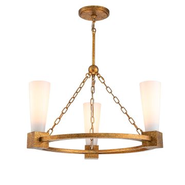 Elstead Lighting Kristy KRISTY3-DG-OPAL Lustr 3x40W/E27 IP20