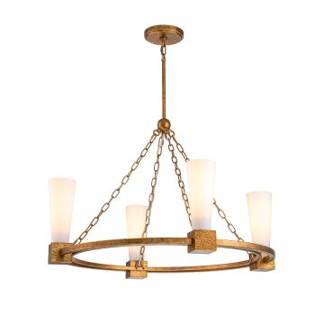 Elstead Lighting Kristy KRISTY4-DG-OPAL Lustr 4x40W/E27 IP20