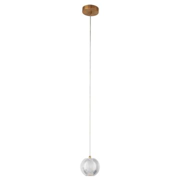 Light Prestige Brillant LP-3303/1P GD Závěsná lampa 1x5W/LED 3000K|4000K|6000K 410lm IP20