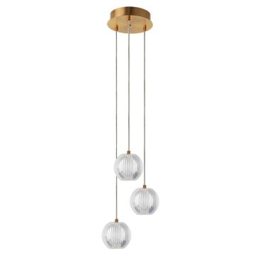 Light Prestige Brillant LP-3303/3P GD Závěsná lampa 3x11W/LED 1080lm IP20
