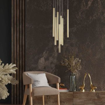 Light Prestige Lungo LP-894/7P GD Závěsná lampa 7x5W/G9 IP20