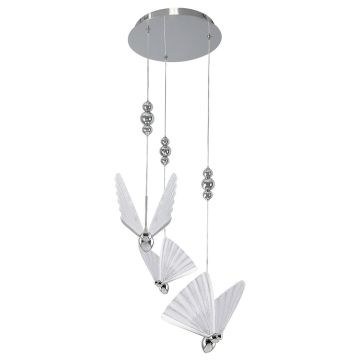 Light Prestige Mariposa LP-1715/3P CH Závěsná lampa 3x24W/LED 3000K|4000K|6000K IP20