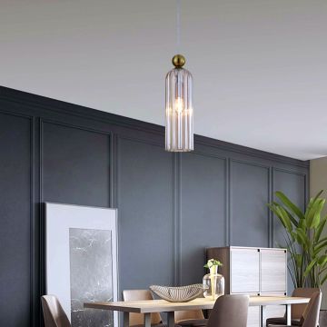 Light Prestige Piega LP-939/1P amber Závěsná lampa 1x40W/E14 IP20