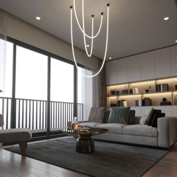 Light Prestige Rope Light LP-642/2M Smart Závěsná lampa 1x25W/LED 2700K-6500K 6600 lm IP20